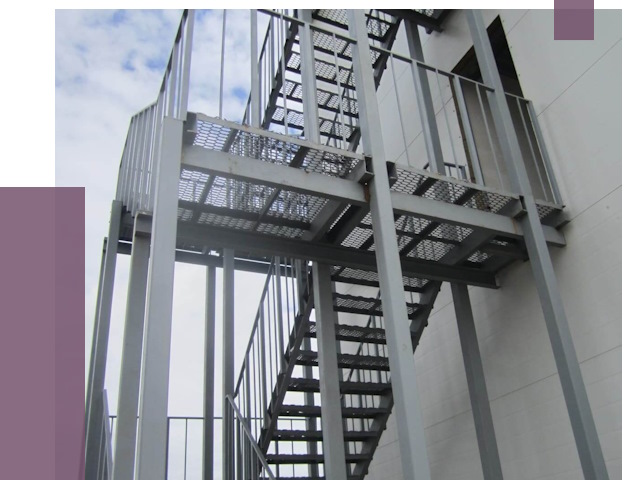 Монтаж пожарных лестниц в Заинске от 7728 руб.