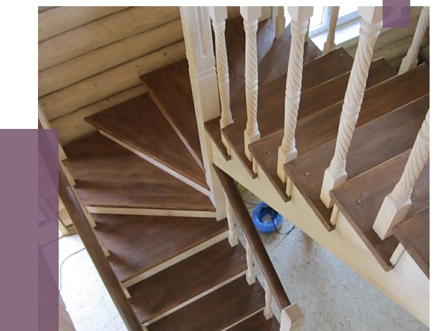 Реставрация деревянных лестниц в Заинске от 4271 руб.