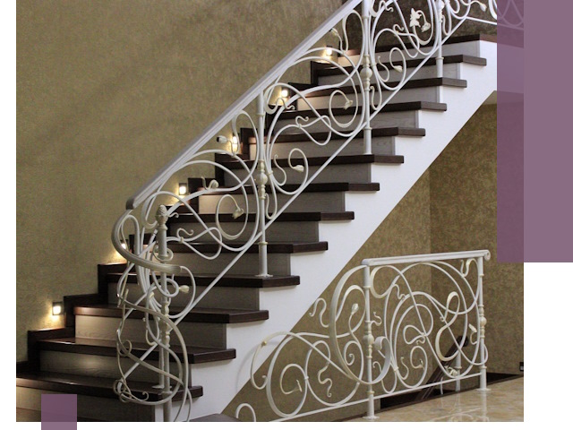 Кованые лестницы под ключ в Заинске — изготовление и монтаж