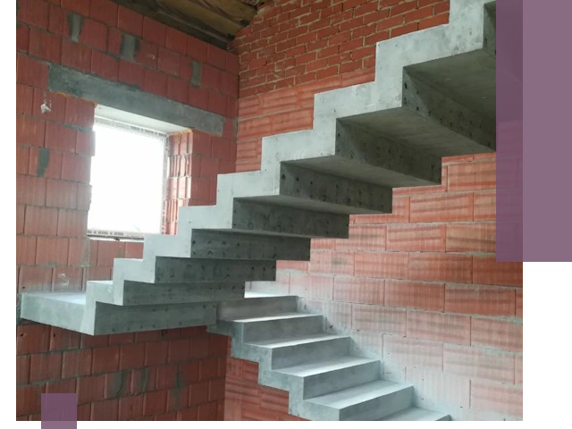 Бетонные лестницы под ключ в Заинске: монтаж, демонтаж, ремонт