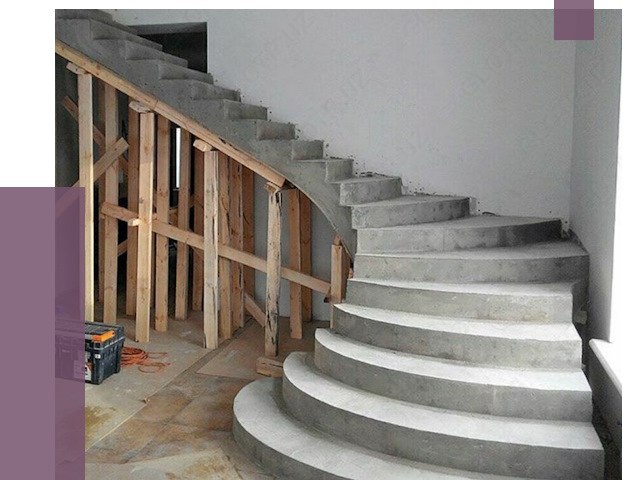 Изготовление бетонных лестниц под ключ в Заинске от 19830 руб. | ПРОЛЁТ-Знс