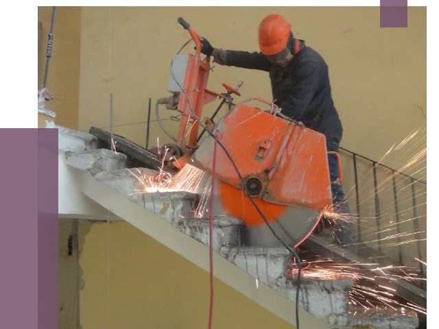 Демонтаж бетонных лестниц в Заинске от 4576 руб. за м2 | ПРОЛЁТ-Знс