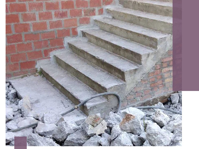 Демонтаж бетонных лестниц в Заинске: быстро и безопасно