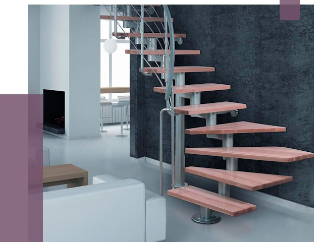 Модульные лестницы в Заинске от 16779 руб. — купить в ПРОЛЁТ-Знс