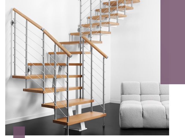 Модульные лестницы под ключ в Заинске — монтаж и изготовление