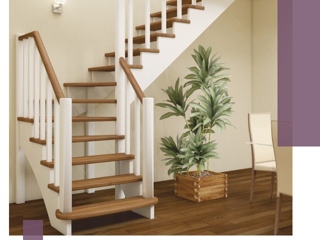 Г-образные лестницы под ключ в Заинске — изготовление и монтаж