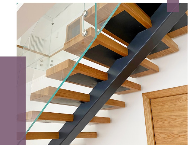 Лестницы на монокосоуре в Заинске от 18813 руб. под ключ | ПРОЛЁТ-Знс