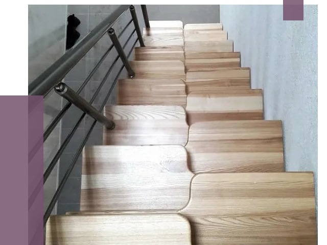 Лестницы гусиный шаг в Заинске от 12965 руб. под ключ | ПРОЛЁТ-Знс