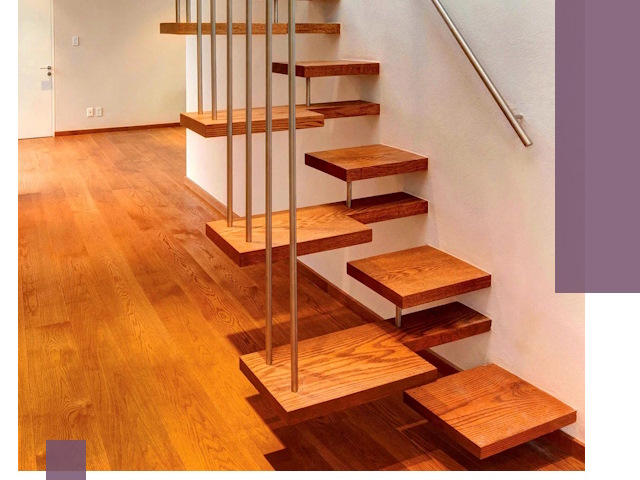 Лестницы «гусиный шаг» на заказ в Заинске для узких пространств