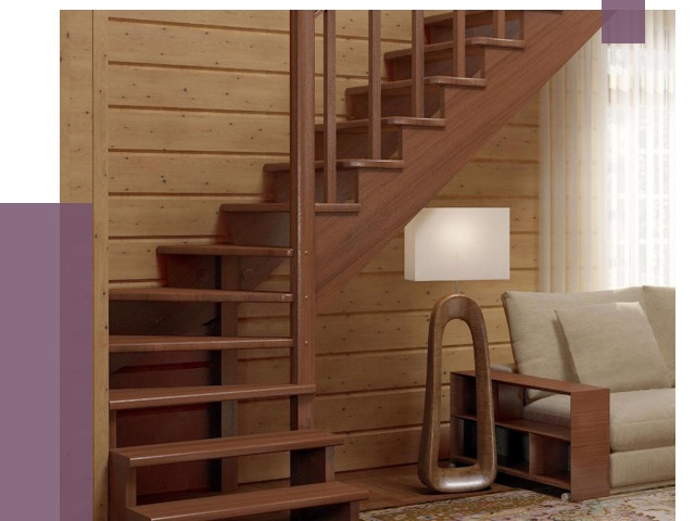 Лестницы эконом класса в Заинске от 18152 руб. бюджетные решения