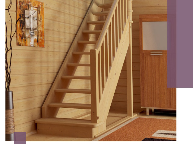 Лестницы эконом класса под ключ в Заинске — недорого и быстро