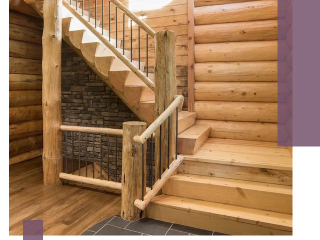 Лестницы в баню под заказ и профессиональный монтаж в Заинске