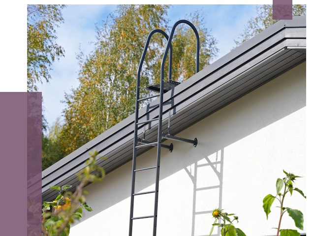 Лестницы на крышу в Заинске от 19016 руб. — монтаж и монтаж ПРОЛЁТ-Знс