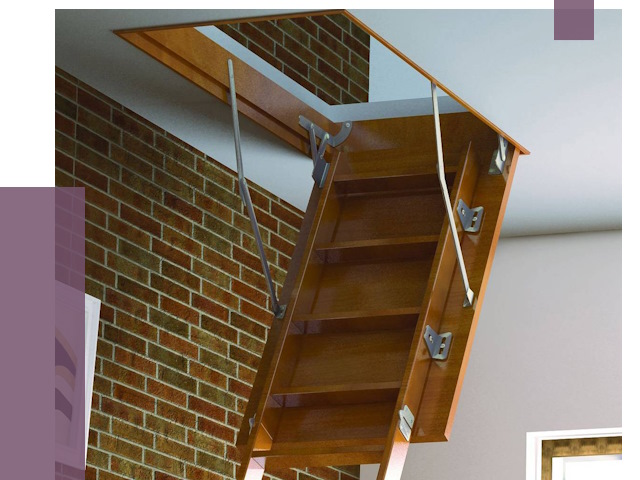 Установка чердачной лестницы в Заинске от 7779 руб. | ПРОЛЁТ-Знс