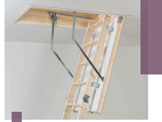 Установка чердачной лестницы под ключ в Заинске