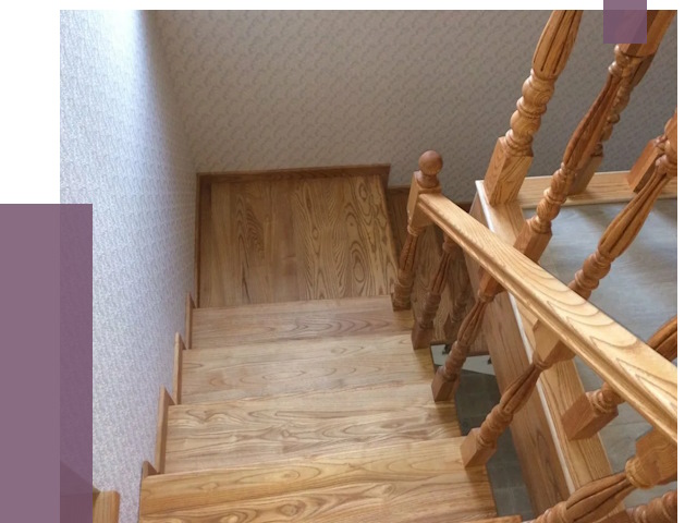 Сосновые лестницы в Заинске под ключ от 8034 руб.  | ПРОЛЁТ-Знс