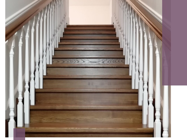 Лестницы из ясеня на заказ в Заинске — изготовление и монтаж