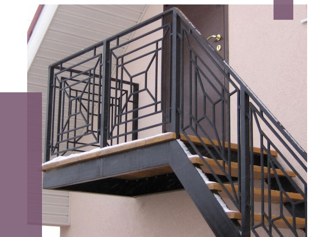 Металлические перила в Заинске от 4271 руб.  | ПРОЛЁТ-Знс