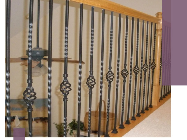 Изготовление и монтаж кованных перил в Заинске под ключ