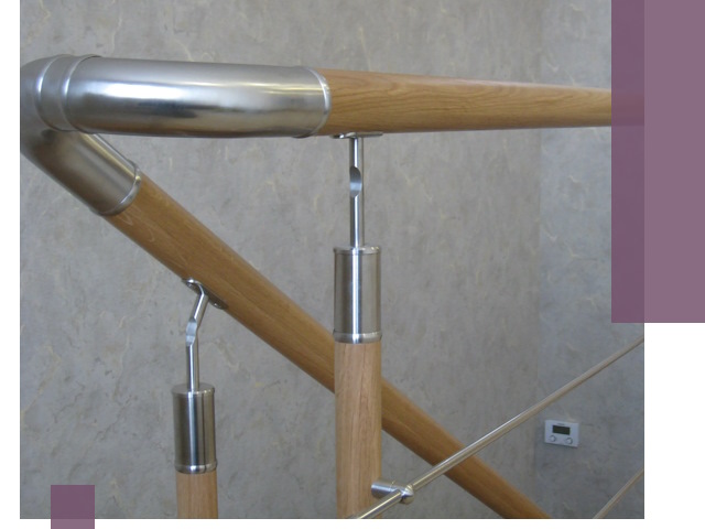 Комбинированные перила на заказ в Заинске — монтаж и производство