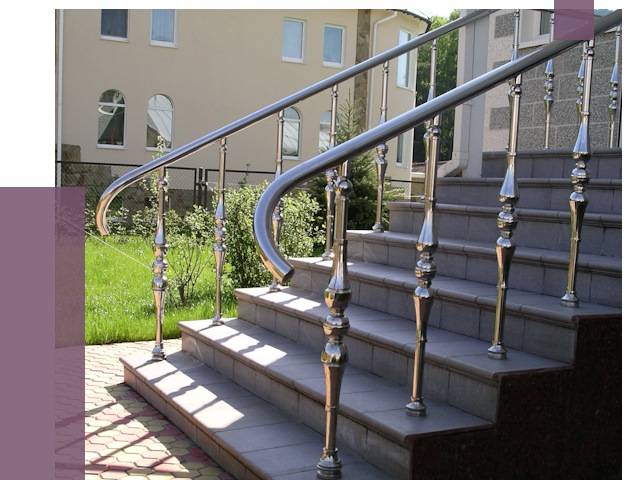 Перила для крыльца в Заинске от 10677 руб. — монтаж ПРОЛЁТ-Знс