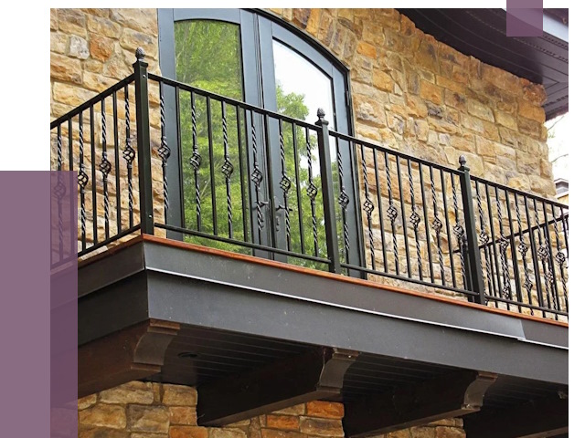 Балконные ограждения в Заинске от 7983 руб. — купить | ПРОЛЁТ-Знс