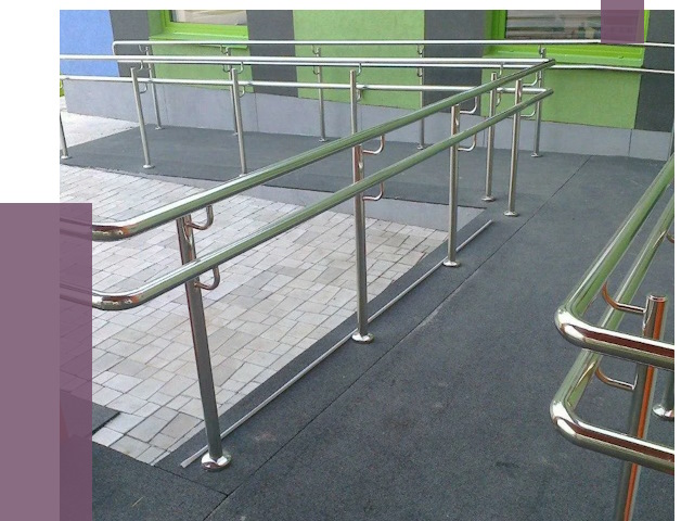 Ограждения пандусов в Заинске от 4322 руб. монтаж | ПРОЛЁТ-Знс