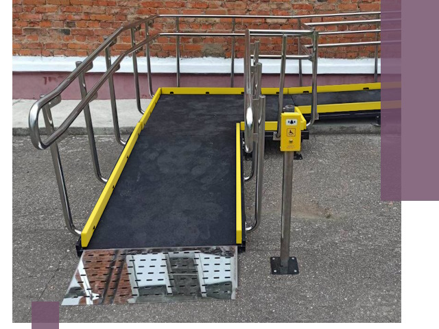 Изготовление наклонных пандусов для инвалидов в Заинске