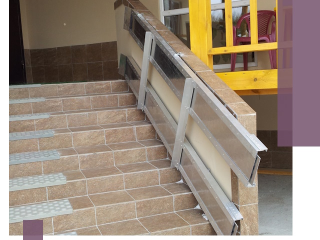 Откидные пандусы под ключ в Заинске — монтаж и демонтаж