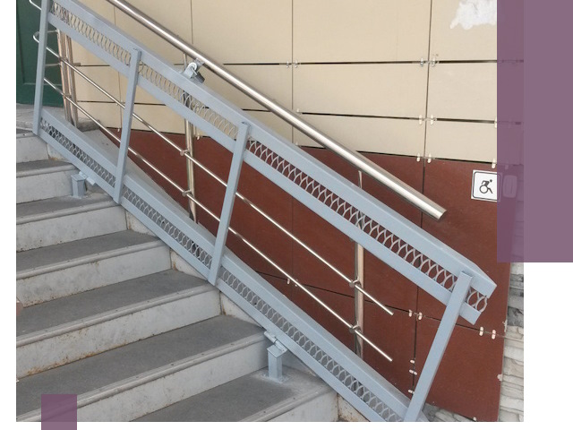 Изготовление откидных пандусов под ключ в Заинске