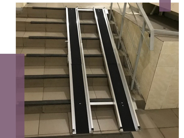 Установка пандуса в подъезд в Заинске от 7932 руб. под ключ | ПРОЛЁТ-Знс