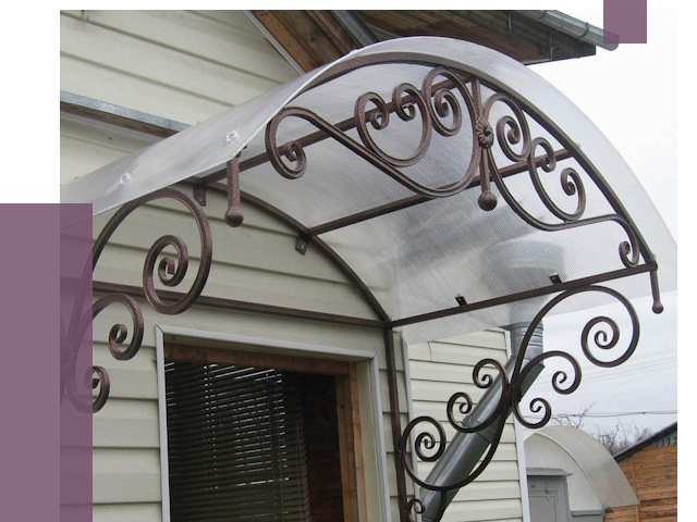 Изготовление козырьков в Заинске от 7322 руб. — заказать | ПРОЛЁТ-Знс