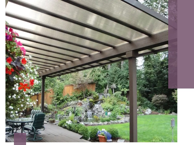 Навесы из поликарбоната под ключ в Заинске быстро и надёжно