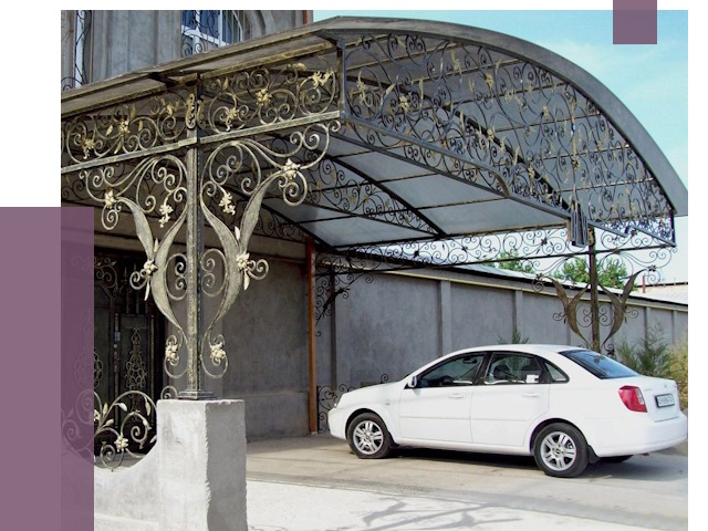 Кованые навесы в Заинске от 14491 руб. | ПРОЛЁТ-Знс