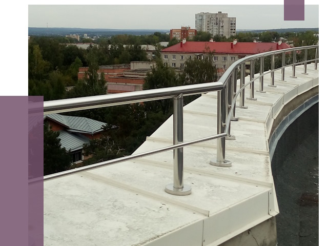 Парапеты и ограждения кровли в Заинске от 4932 руб.