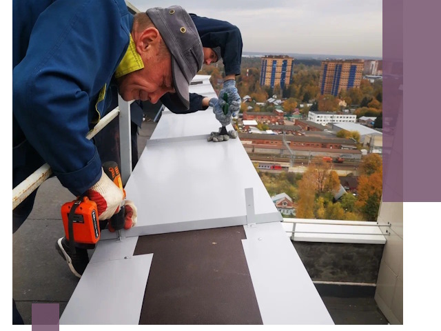 Монтаж парапетов в Заинске — установка прочных металлических ограждений