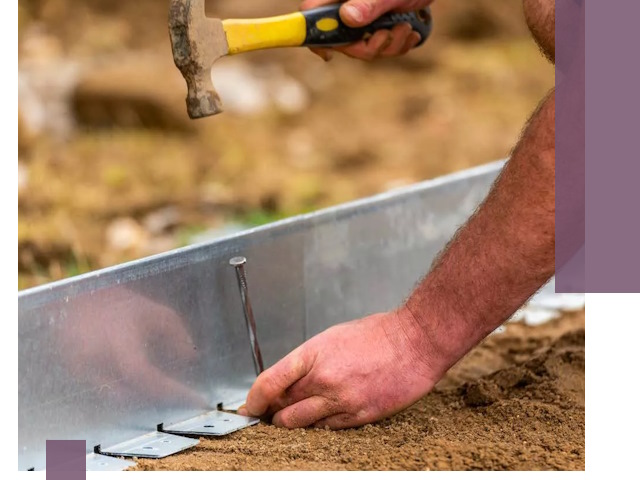 Монтаж металлических бордюров в Заинске быстро и качественно