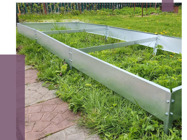 Металлические бордюры для грядок в Заинске от 1780 руб.