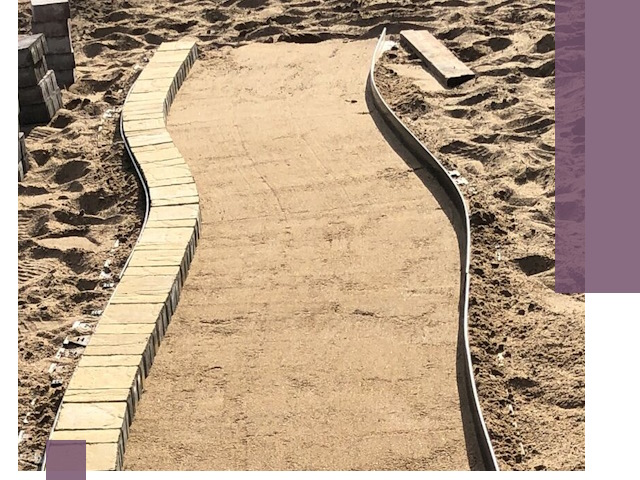 Металлические бордюры для тротуаров в Заинске — прочные и долговечные