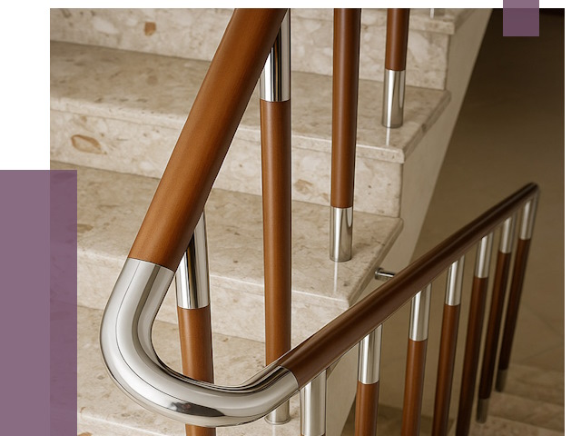 Монтаж поручней в Заинске от 9661 руб. монтаж под ключ | ПРОЛЁТ-Знс