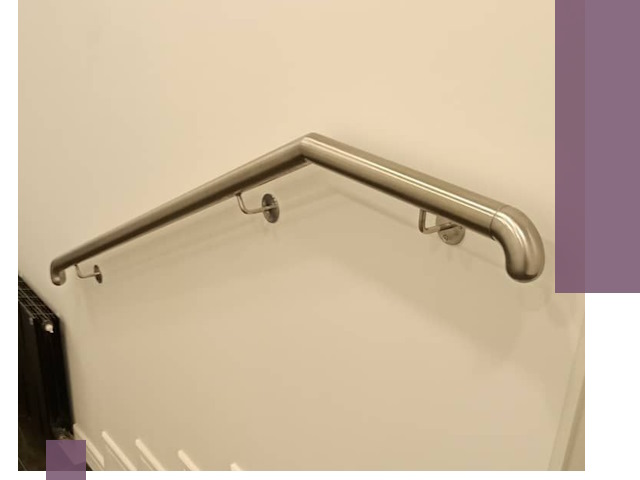 Изготовление пристенных поручней в Заинске под ключ за сроки