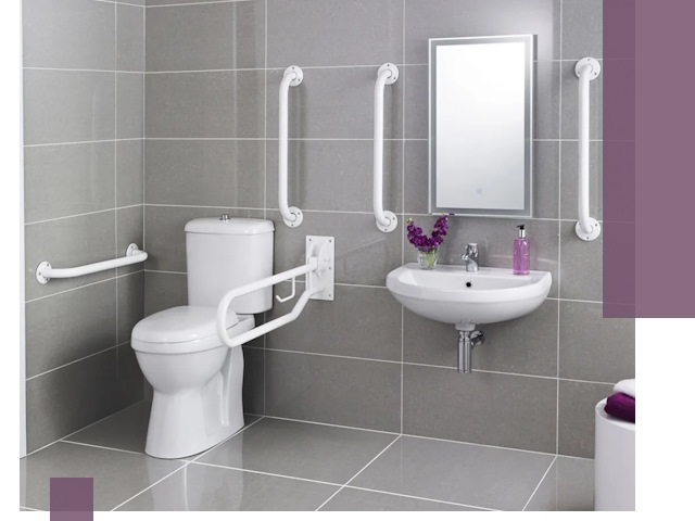 Поручни для санузлов в Заинске: установка, ремонт и монтаж